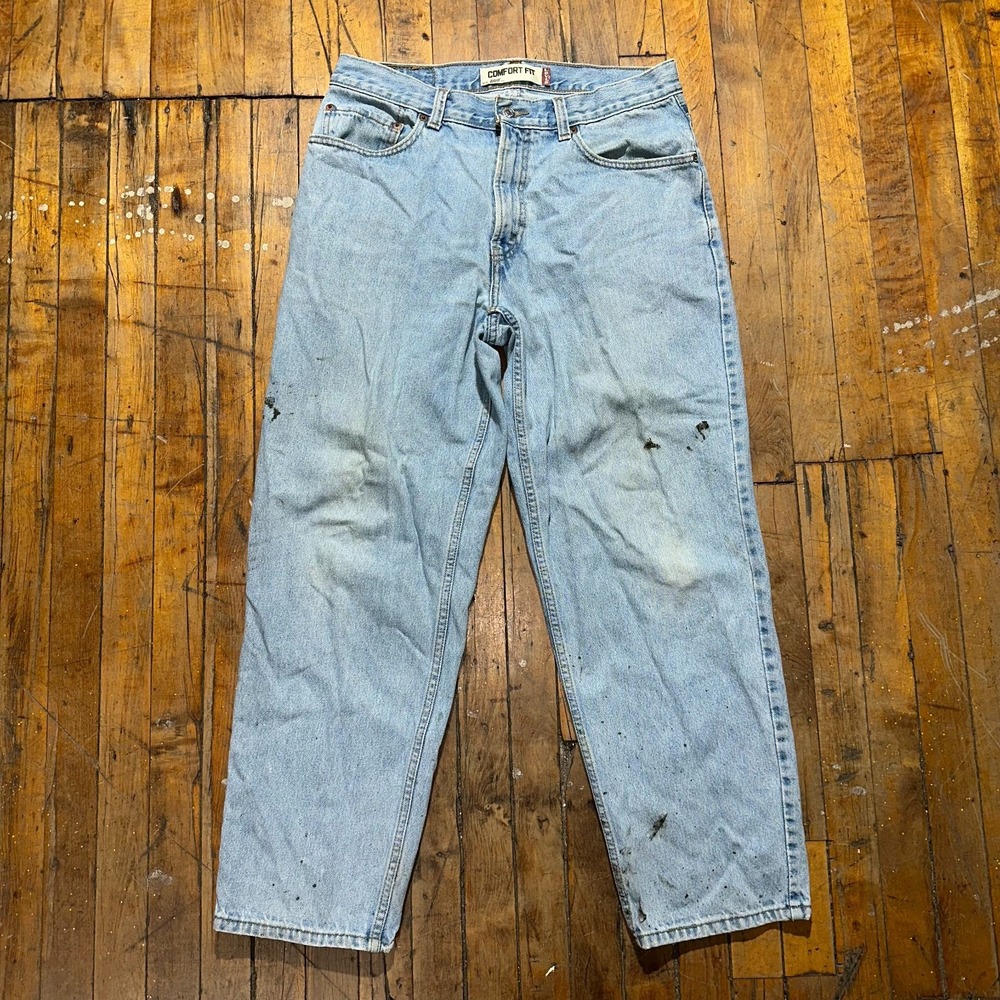 Levi's 560 Jeans Men's 33x30 Blue Denim Straight Leg Comfort Fit‎ Pocket Preppy